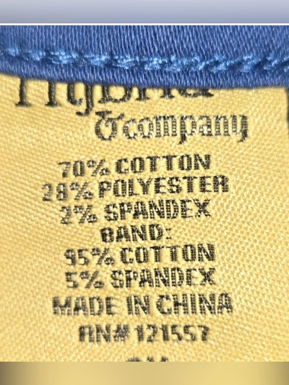 Hybrid & Company Women's 2X Maternity Capri Pants New w/ Tags - Picture 3 of 4